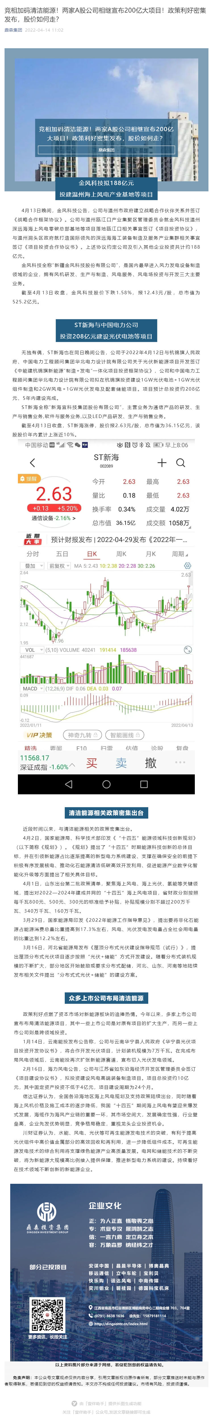 竞相加码清洁能源！两家A股公司相继宣布200亿大项目！政策利好密集发布，股价如何走？_壹伴长图1.jpg